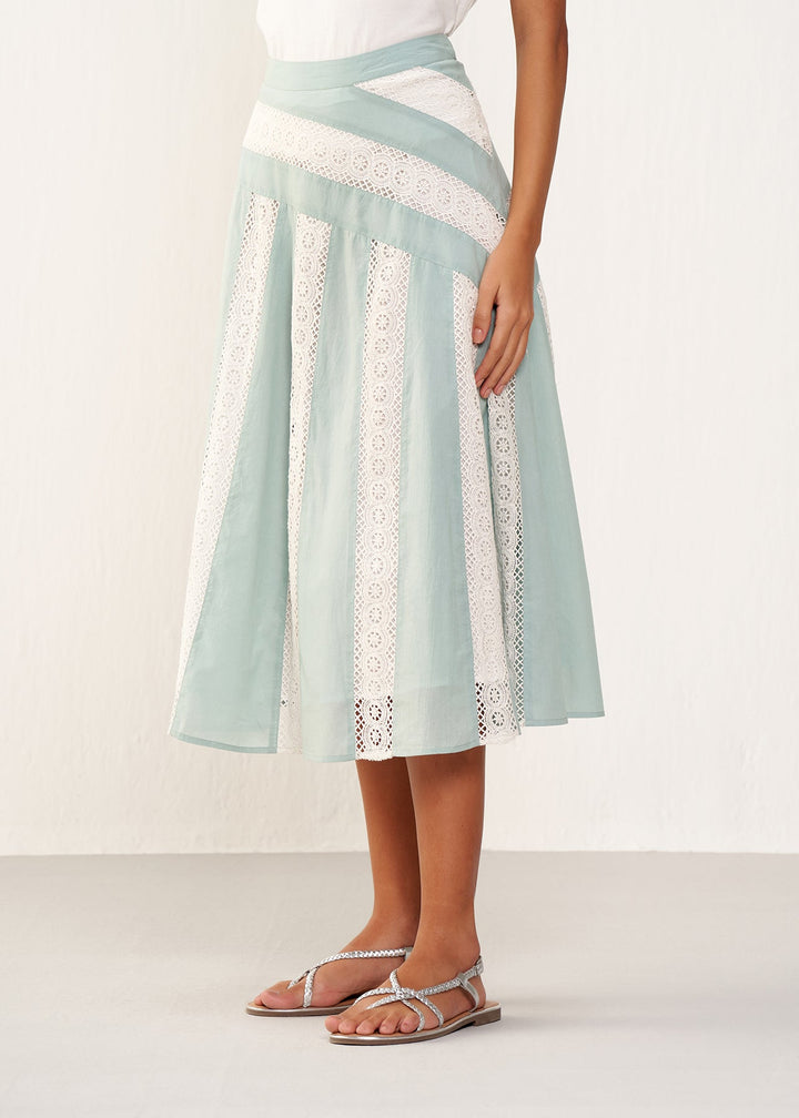 Bree Skirt- Sea Green