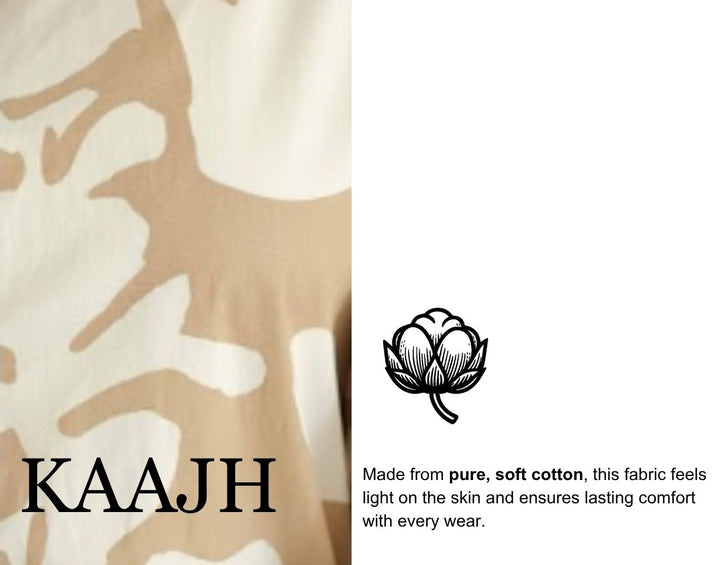 Sara Beige Cotton Poplin Shirt