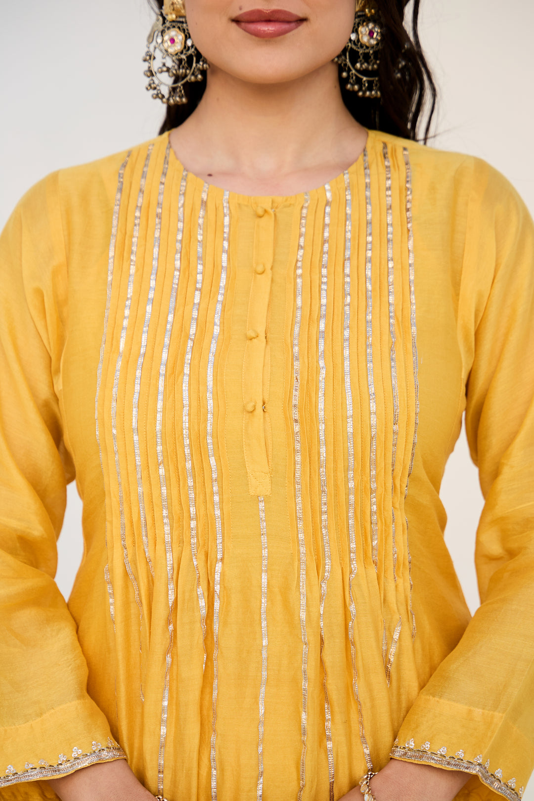 Mohini Yellow Gota Kurta Set