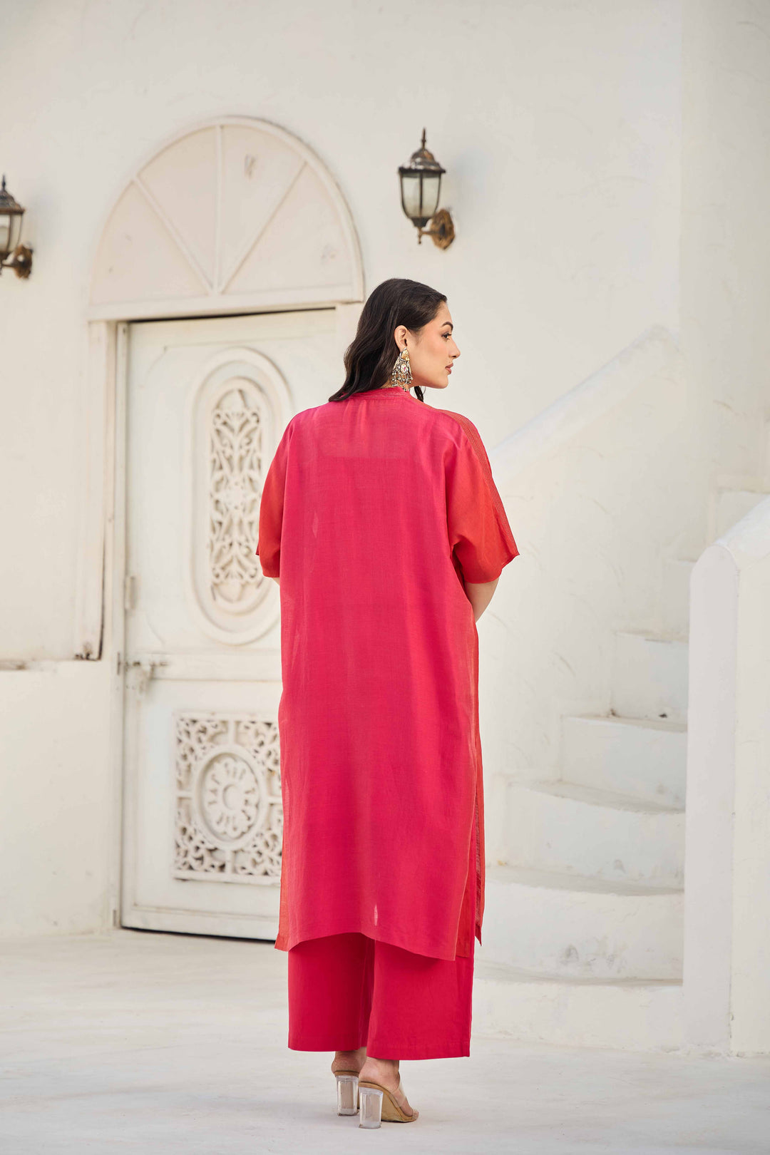 CHANDERI SILK KAFTAN