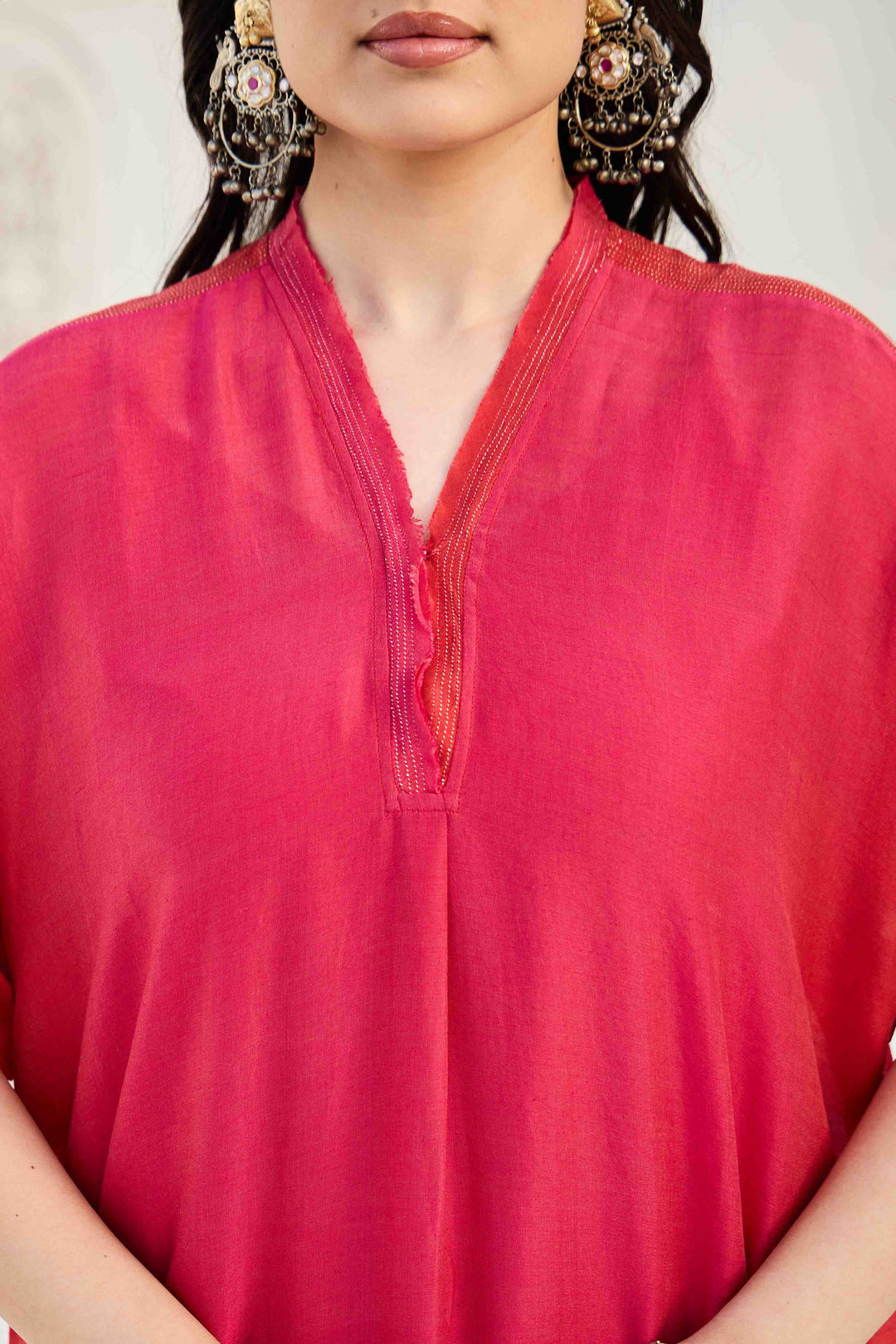 CHANDERI SILK KAFTAN