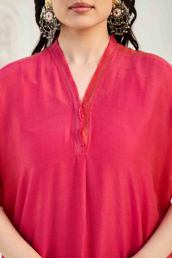CHANDERI SILK KAFTAN