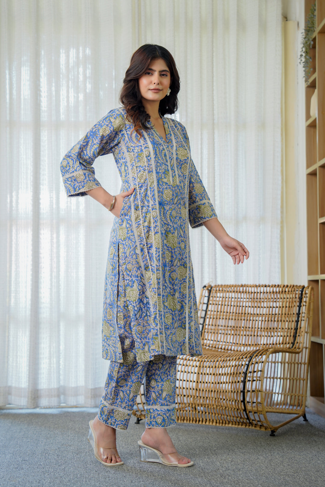 SIARA Cotton Kurta Set