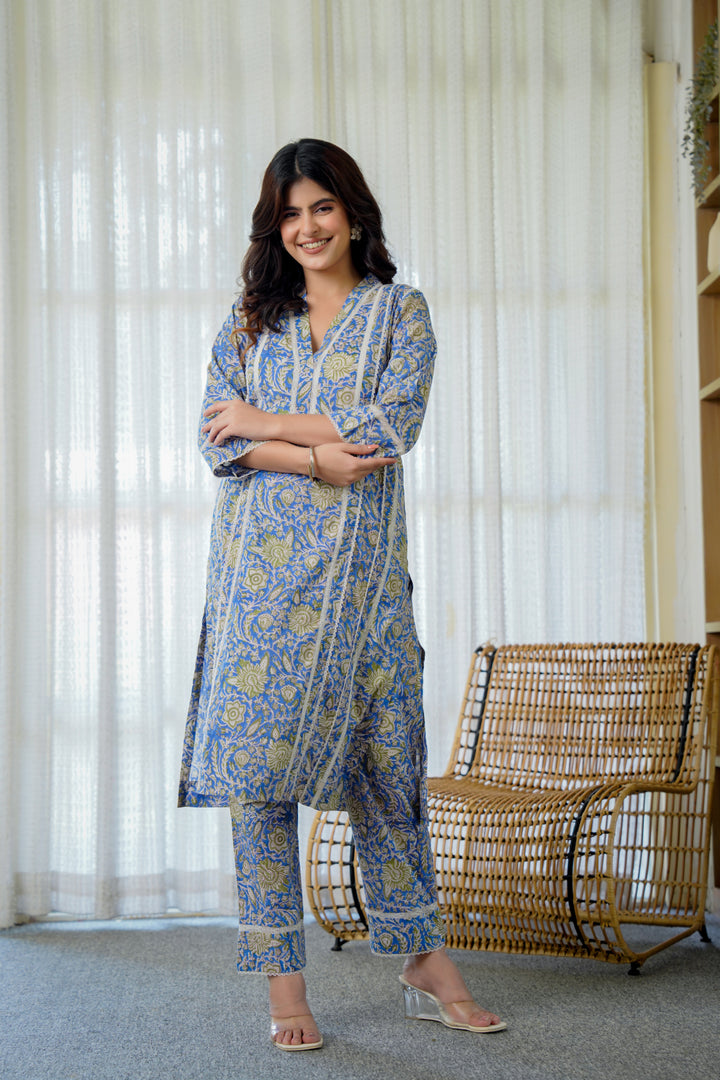 SIARA Cotton Kurta Set