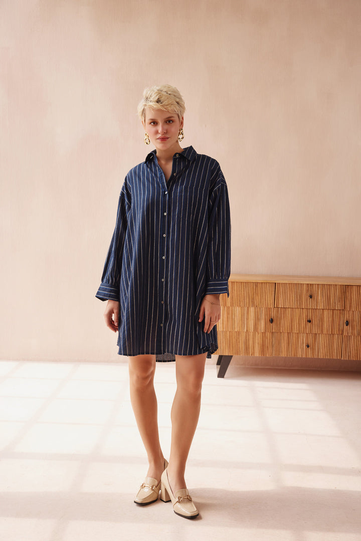 Lauren Blue Shirt Dress