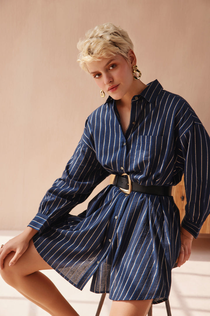 Lauren Blue Shirt Dress