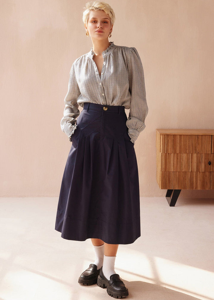 Maria Striped Blouse Shirt