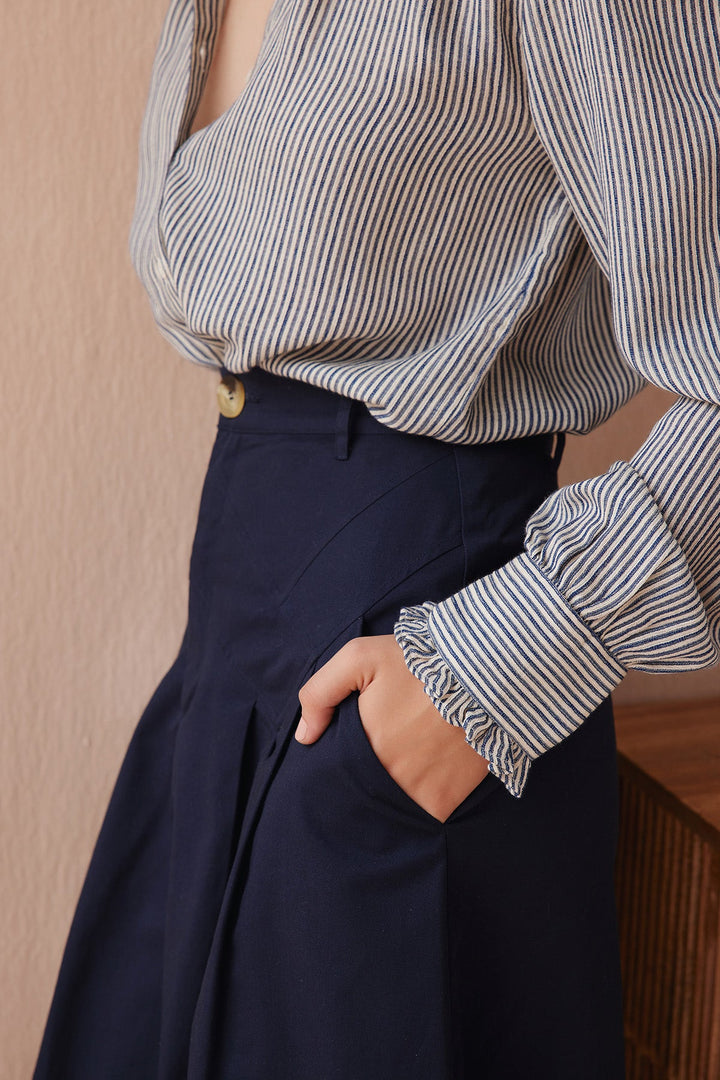 Maria Striped Blouse Shirt