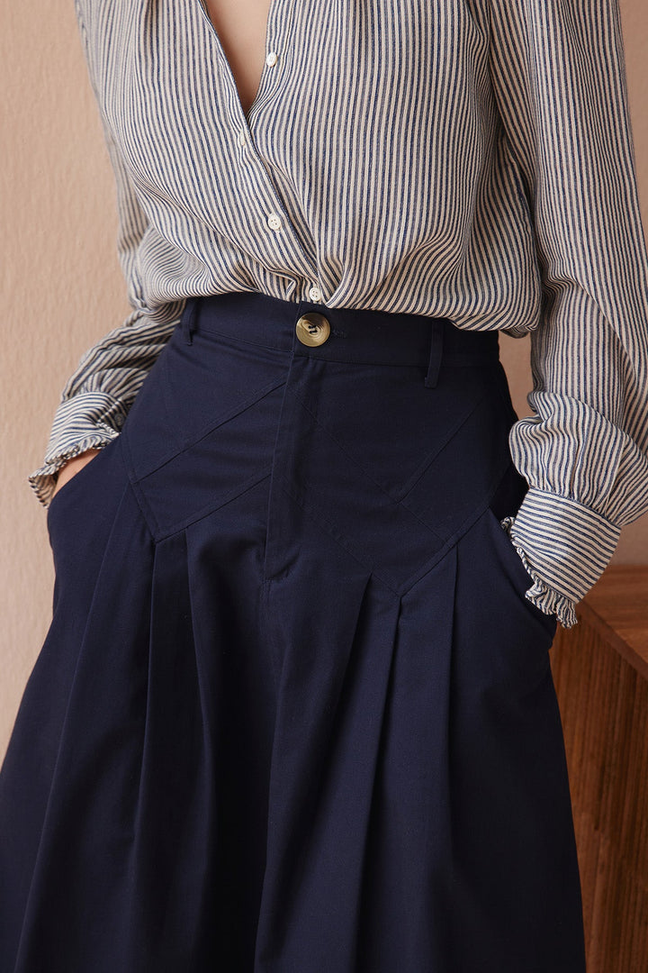 Maria Striped Blouse Shirt