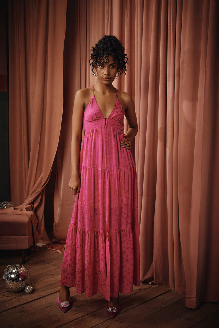 Juliette Pink Lurex Dress
