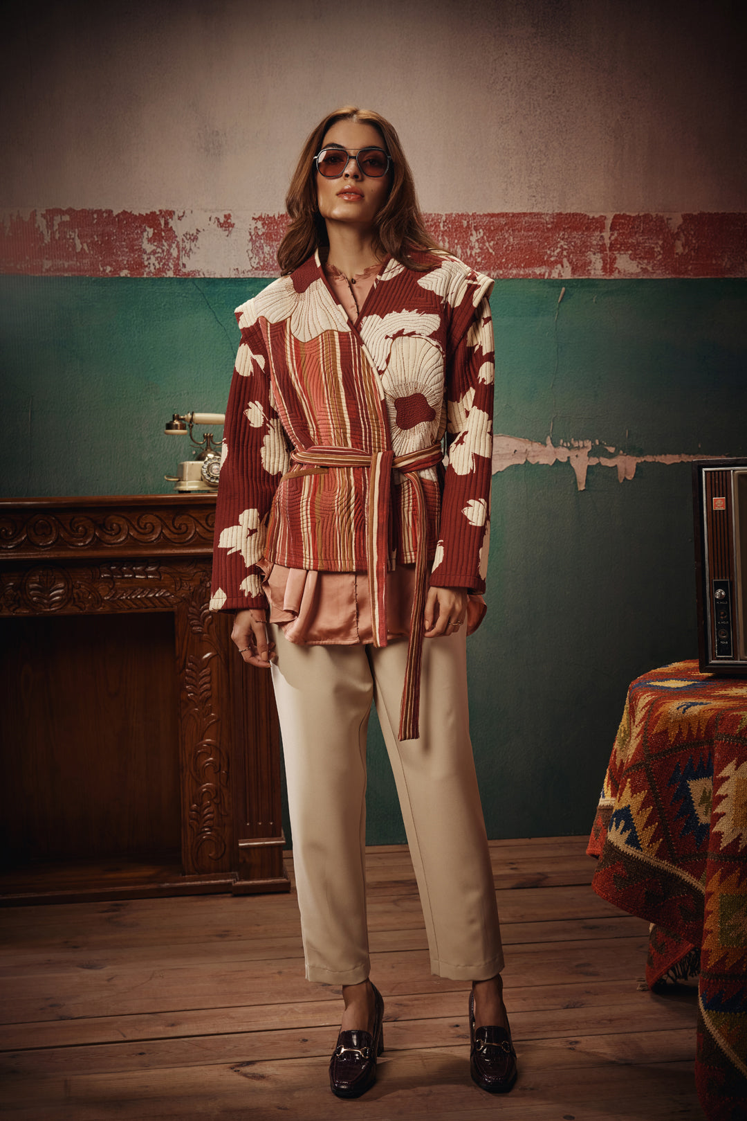 Maya Printed Quilted Jacket