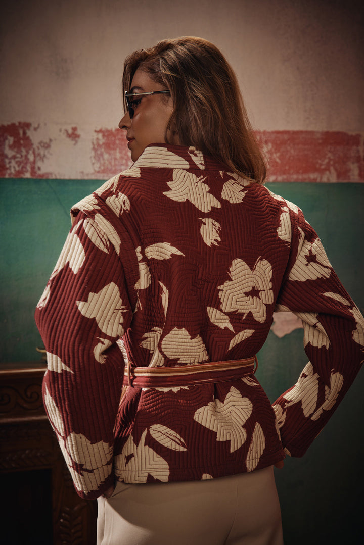 Maya Printed Quilted Jacket