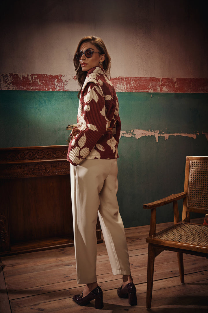 Maya Printed Quilted Jacket