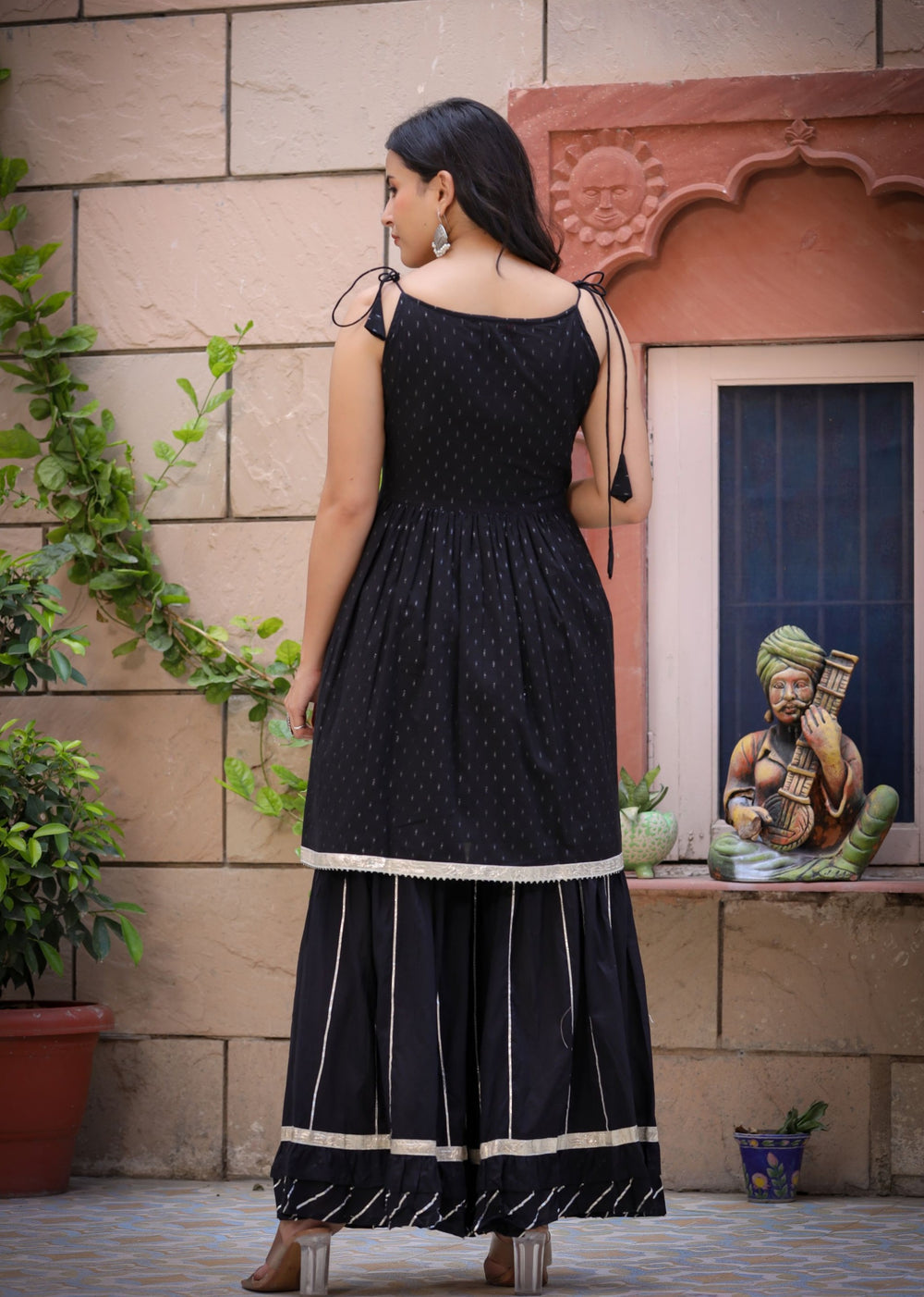 Buy Black Sharara kurta Sets for women