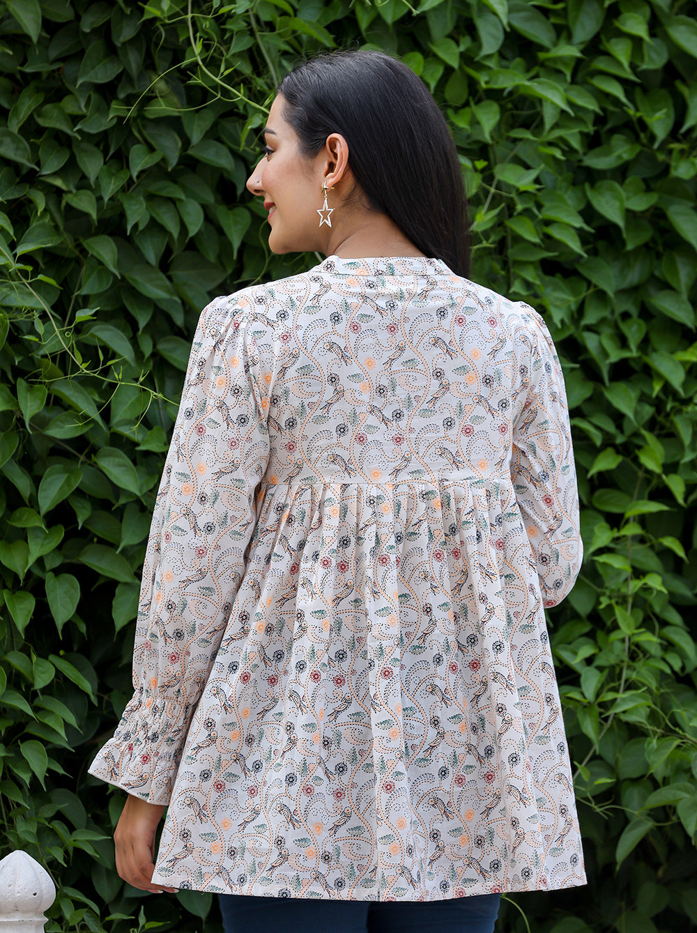 Buy White Summer Tops | Designer Short kurti for Women & Girls | kaajh