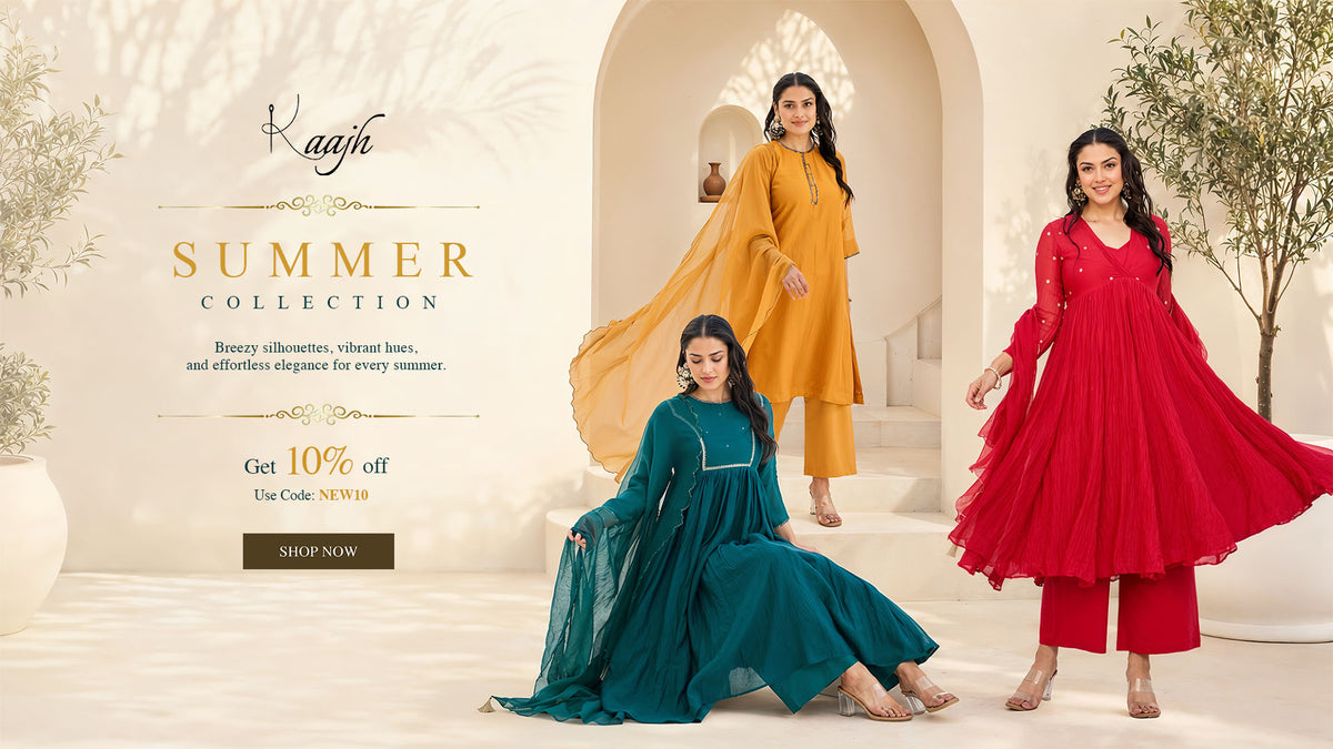 Buy Ethnic Kurtas and Suit Sets For Women | KAAJH Official – Kaajh