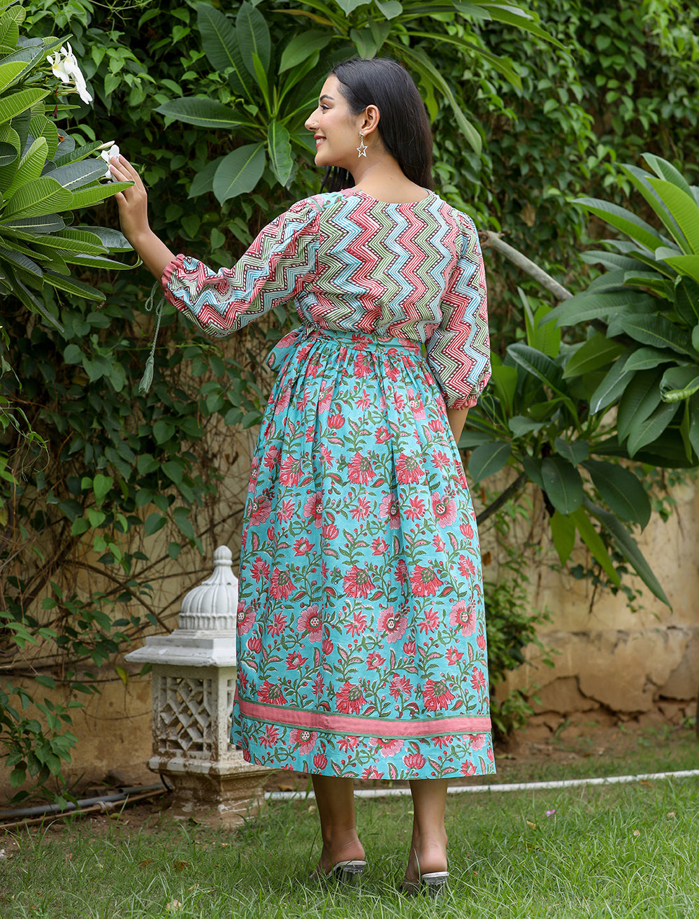 Buy Hand Block Printed Dress Online In India.