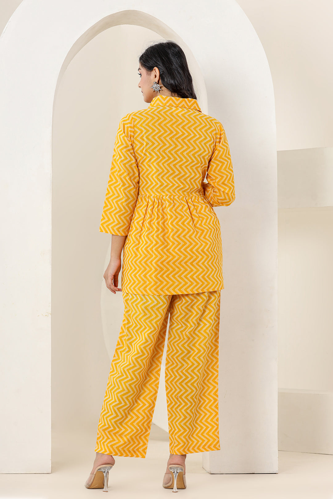 Co-Ord Set for Ladies: Buy Yellow 2-Piece Set for Women Online  in India