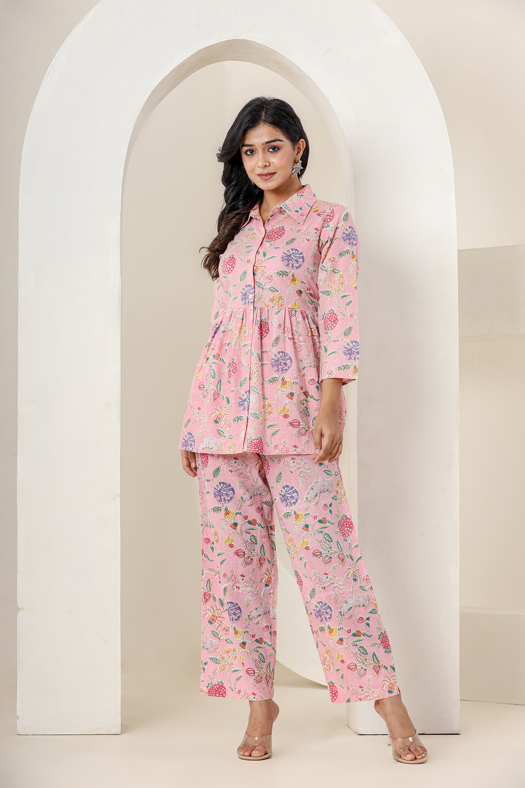 Co-Ord Set for Ladies: Buy Pink 2 Piece Set for Women in India