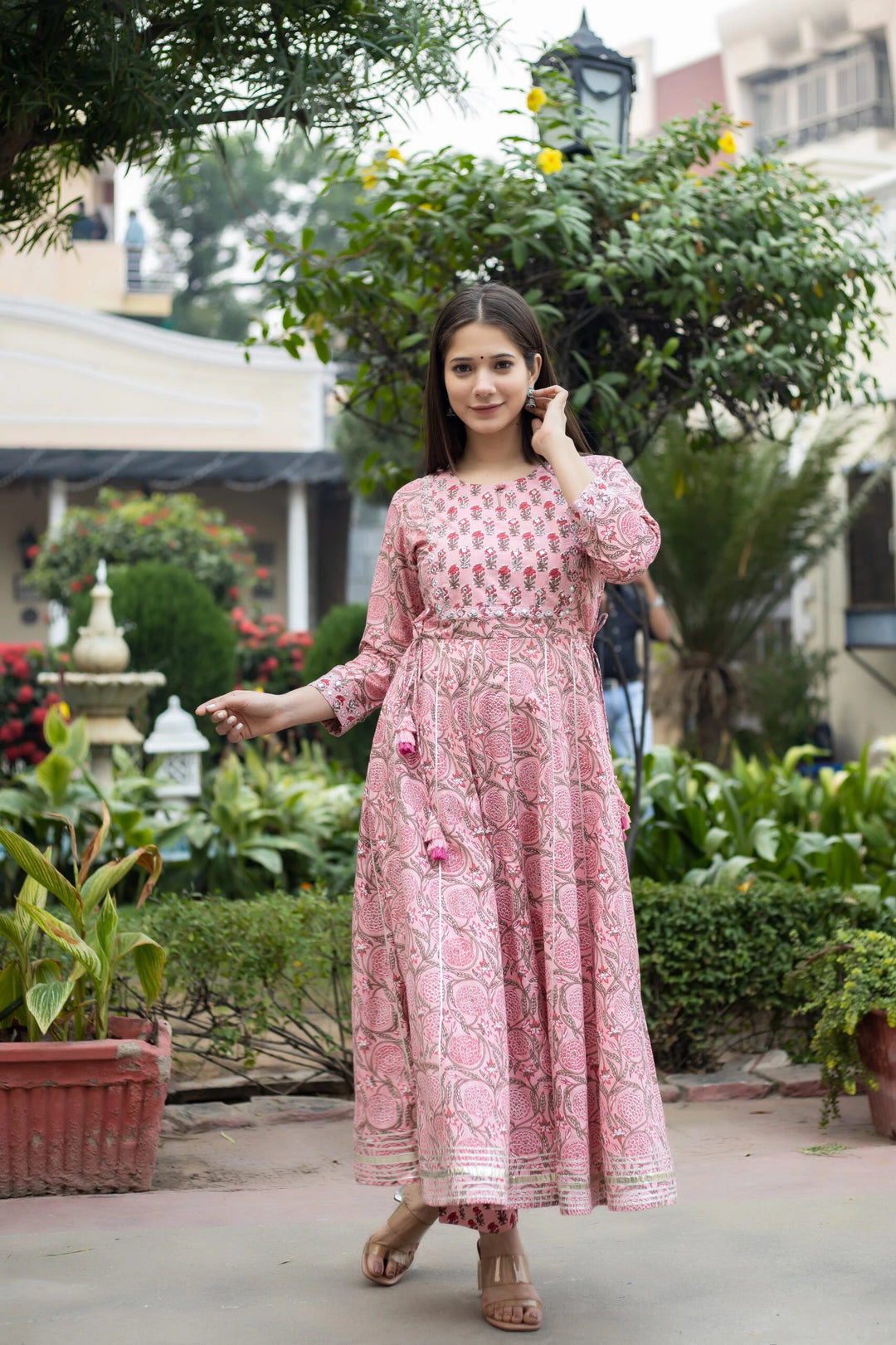 Buy Pink Kurta and Pant | Best Traditional Long Dress for Women | Kaajh