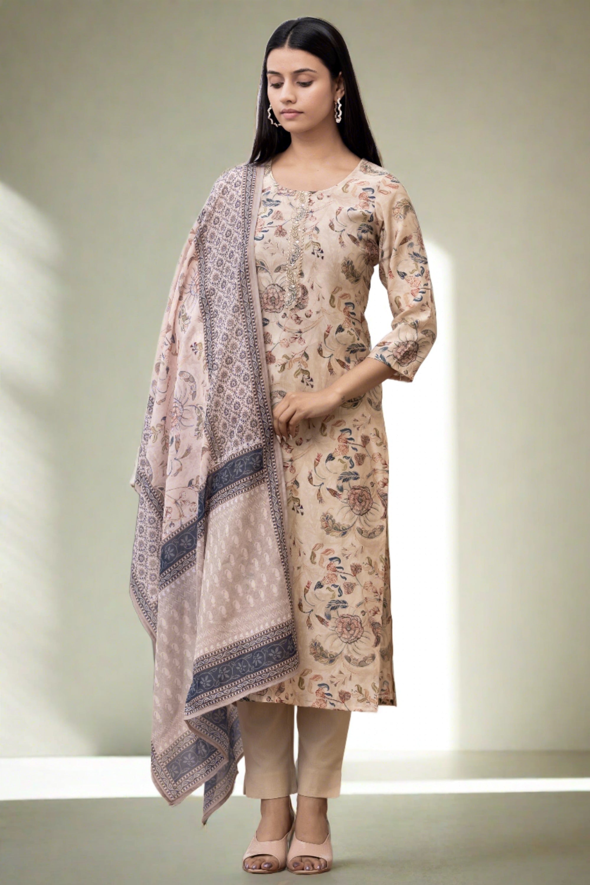 Cotton Suits With Cotton Dupatta Online In 675 Rs Only - Kiran's Boutique