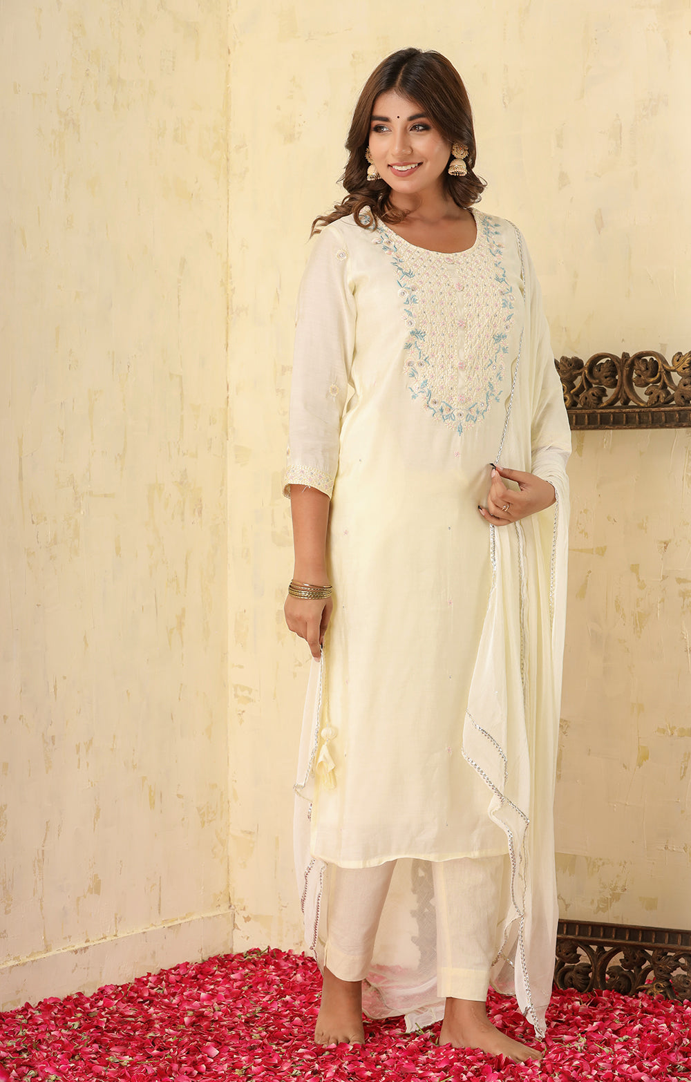 Buy Silk Suit for women by Kaajh